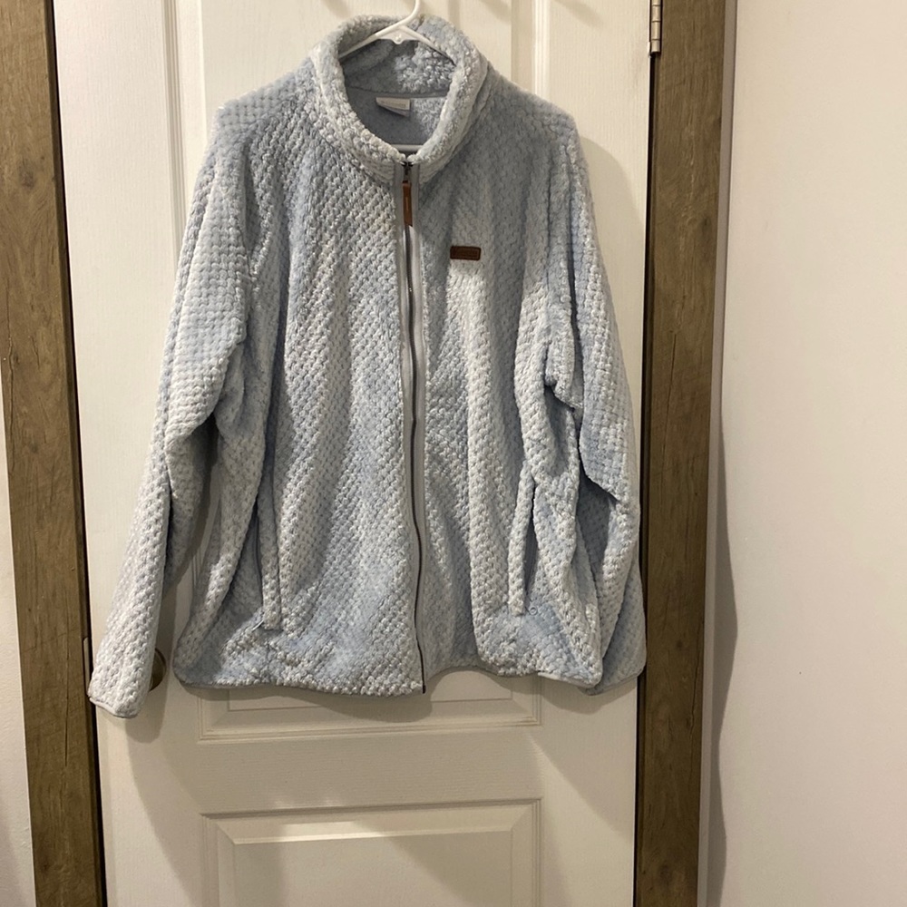 Lightly used Columbia Fire SidII Full Zip Fleece in size 2xl Cirris Gray